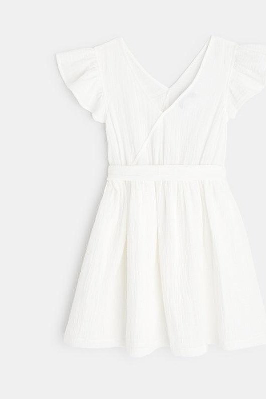 OKAIDI - שמלה בצבע לבן לילדות - MASHBIR//365