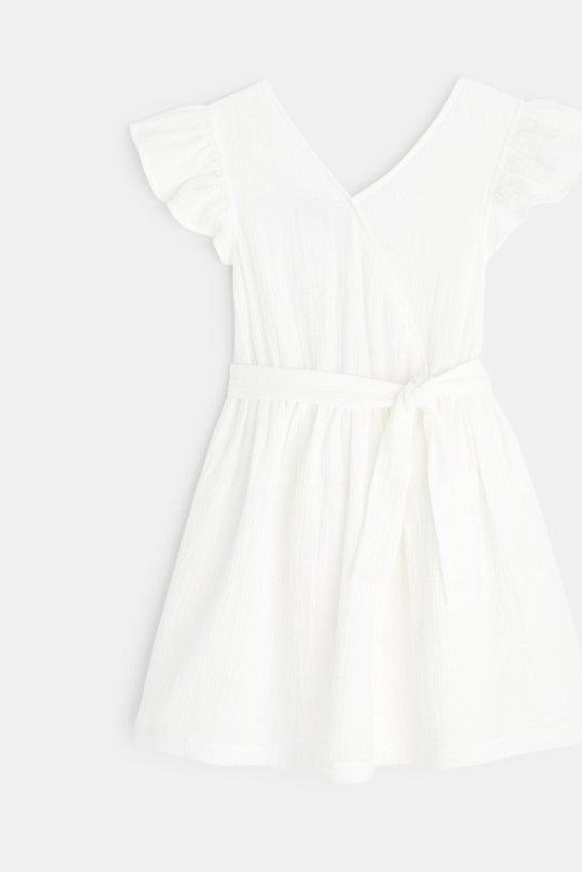 OKAIDI - שמלה בצבע לבן לילדות - MASHBIR//365
