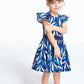 OKAIDI - שמלה בצבע כחול לילדות - MASHBIR//365 - 4