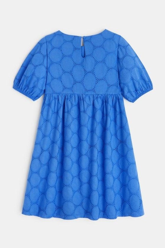 OKAIDI - שמלה בצבע כחול לילדות - MASHBIR//365