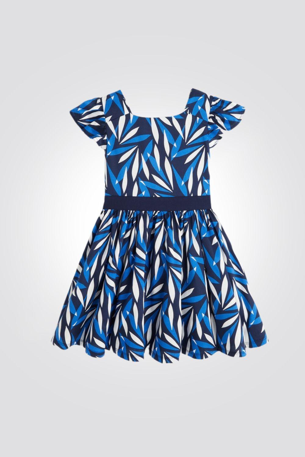 OKAIDI - שמלה בצבע כחול לילדות - MASHBIR//365