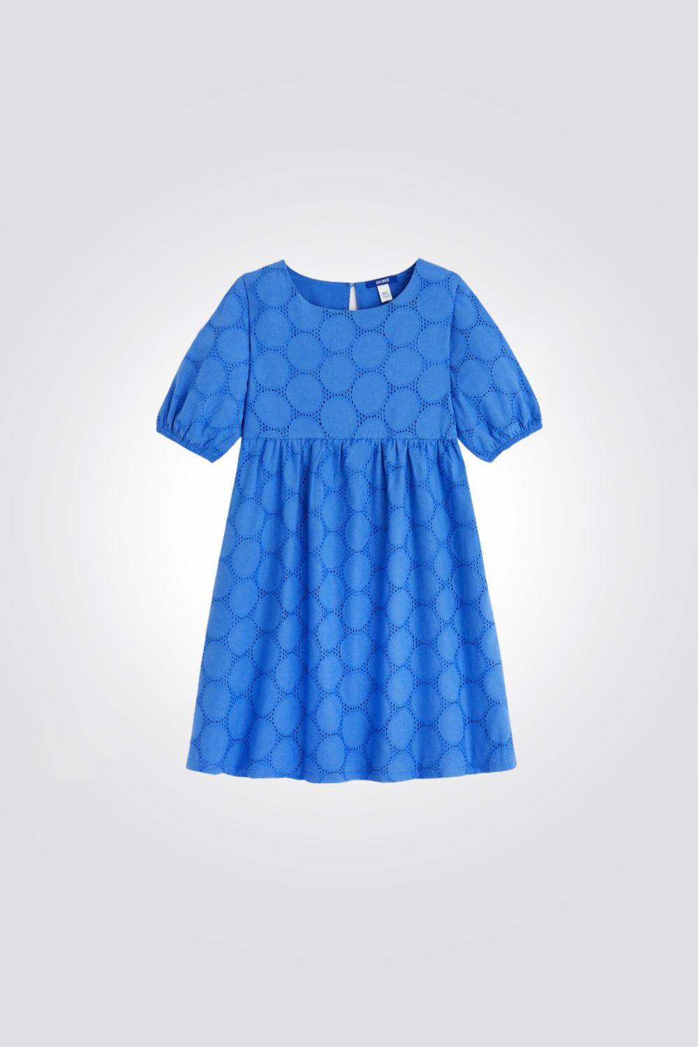 OKAIDI - שמלה בצבע כחול לילדות - MASHBIR//365