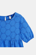 OKAIDI - שמלה בצבע כחול לילדות - MASHBIR//365