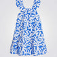 OKAIDI - שמלה פרחונית בצבע כחול לילדות - MASHBIR//365 - 2