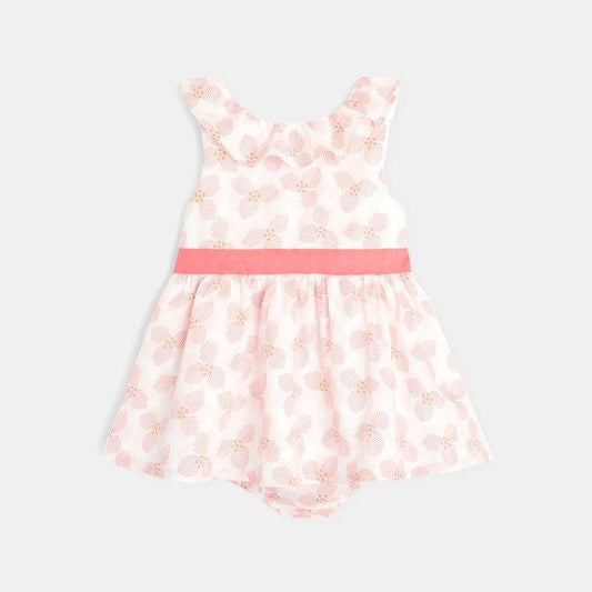 OBAIBI - שמלה פרחונית בצבע ורוד לתינוקות - MASHBIR//365