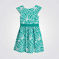 OKAIDI - שמלה פרחונית לילדות בצבע ירוק - MASHBIR//365 - 2