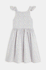 OKAIDI - שמלה פרחונית לילדות בצבע לבן - MASHBIR//365