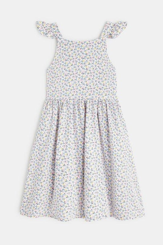 OKAIDI - שמלה פרחונית לילדות בצבע לבן - MASHBIR//365