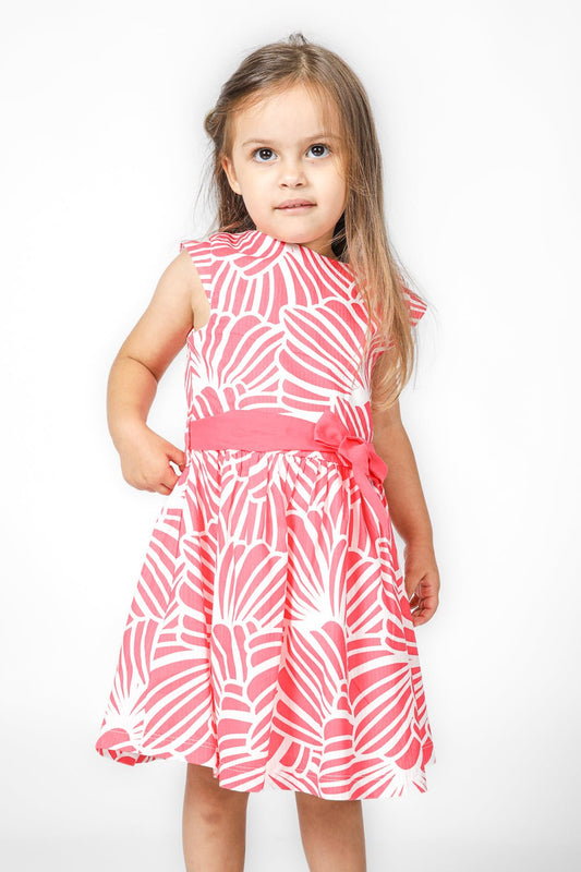 OKAIDI - שמלה פרחונית לילדות בצבע ורוד - MASHBIR//365