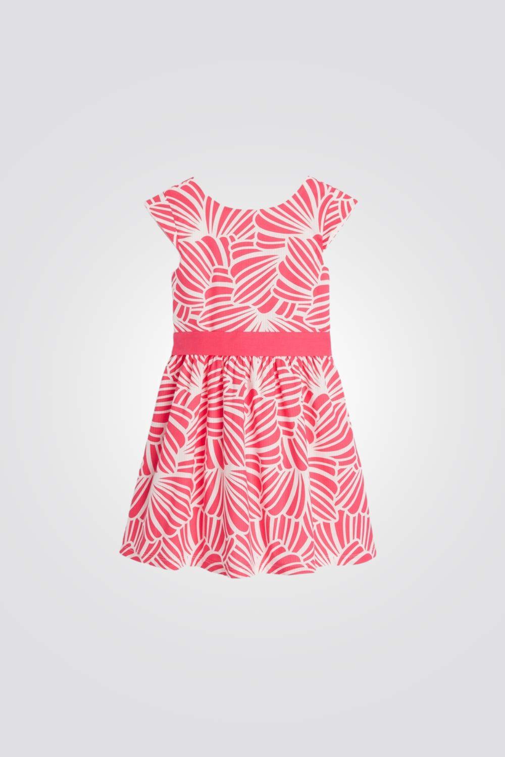 OKAIDI - שמלה פרחונית לילדות בצבע ורוד - MASHBIR//365