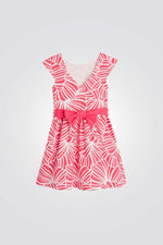 OKAIDI - שמלה פרחונית לילדות בצבע ורוד - MASHBIR//365