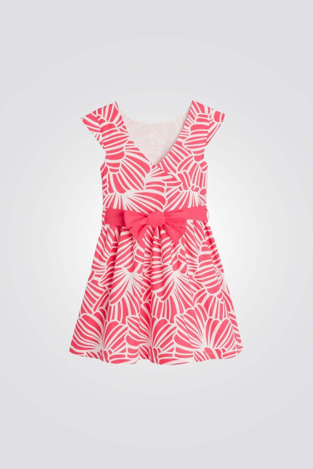 OKAIDI - שמלה פרחונית לילדות בצבע ורוד - MASHBIR//365