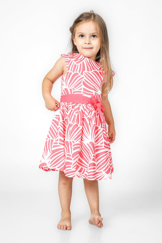 OKAIDI - שמלה פרחונית לילדות בצבע ורוד - MASHBIR//365
