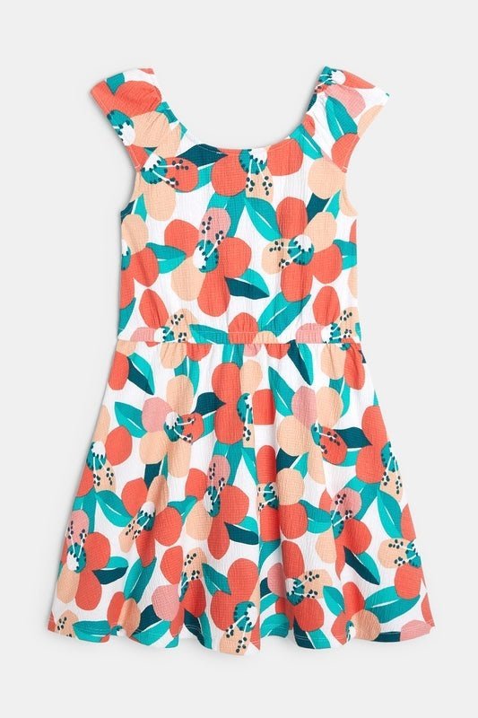 OKAIDI - שמלה הדפס פרחים לילדות - MASHBIR//365