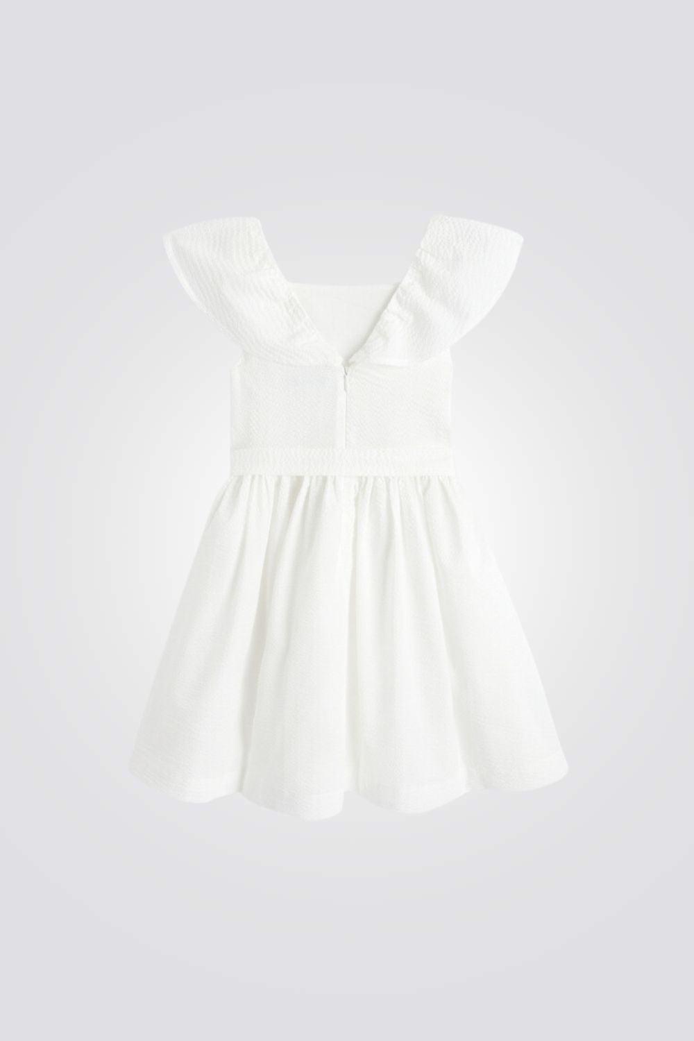 OKAIDI - שמלה לילדות בצבע לבן - MASHBIR//365