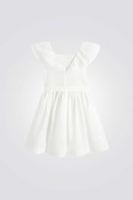OKAIDI - שמלה לילדות בצבע לבן - MASHBIR//365