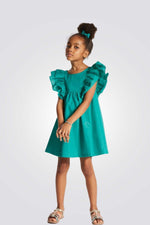 OKAIDI - שמלה לילדות בצבע טורקיז - MASHBIR//365