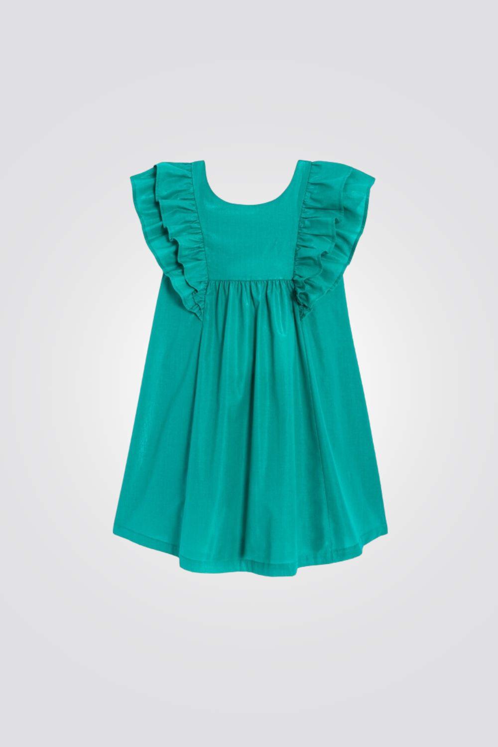 OKAIDI - שמלה לילדות בצבע טורקיז - MASHBIR//365
