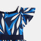 OBAIBI - שמלה לתינוקות עם הדפס פרחוני בצבע כחול - MASHBIR//365 - 3