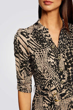 MORGAN - שמלה עם הדפס מנומר - MASHBIR//365