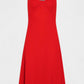 MORGAN - שמלה משוחררת לנשים בצבע אדום - MASHBIR//365 - 5