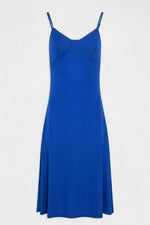 MORGAN - שמלה משוחררת לנשים בצבע כחול - MASHBIR//365