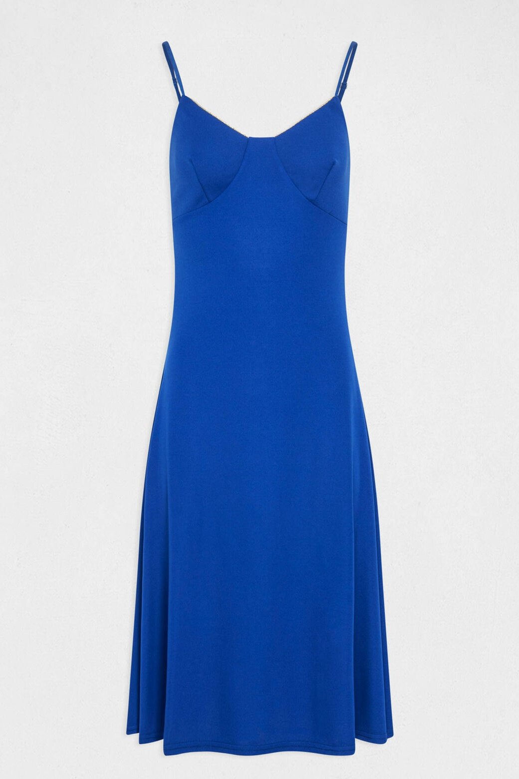 MORGAN - שמלה משוחררת לנשים בצבע כחול - MASHBIR//365