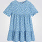 OKAIDI - שמלה מודפסת לילדות בצבע כחול - MASHBIR//365 - 2