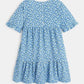 OKAIDI - שמלה מודפסת לילדות בצבע כחול - MASHBIR//365 - 4