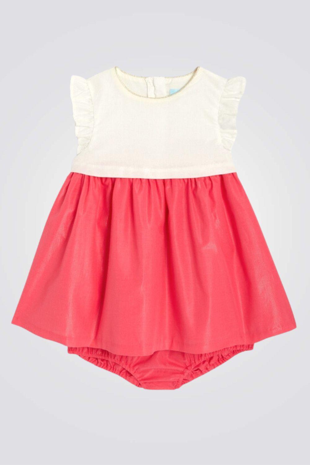 OBAIBI - שמלה ססגונית לתינוקות בצבע ורוד - MASHBIR//365