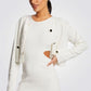 MORGAN - שמלת אפקט סריג בצבע OFF WHITE - MASHBIR//365 - 1