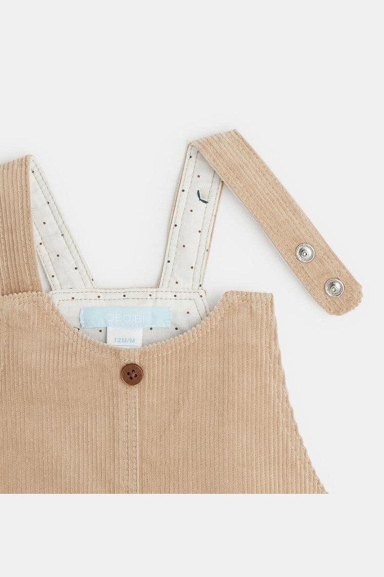 OBAIBI - שמלת אוברול קורדרוי לתינוקות - MASHBIR//365