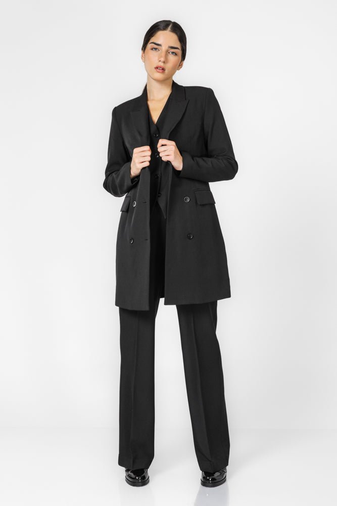 שמלת מיני בלייזר שחורה | קנת קול