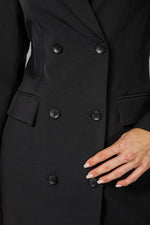 שמלת מיני בלייזר שחורה | קנת קול