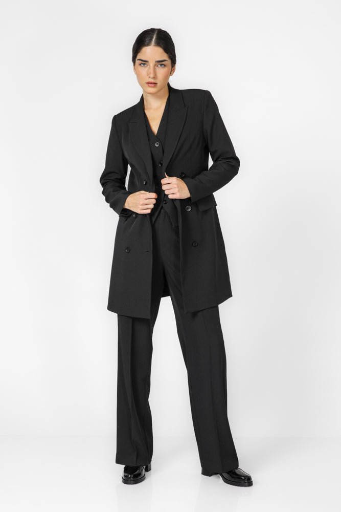 שמלת מיני בלייזר שחורה | קנת קול