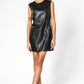 KENNETH COLE - שמלת דמוי עור ללא שרוול בצבע שחור - MASHBIR//365 - 8