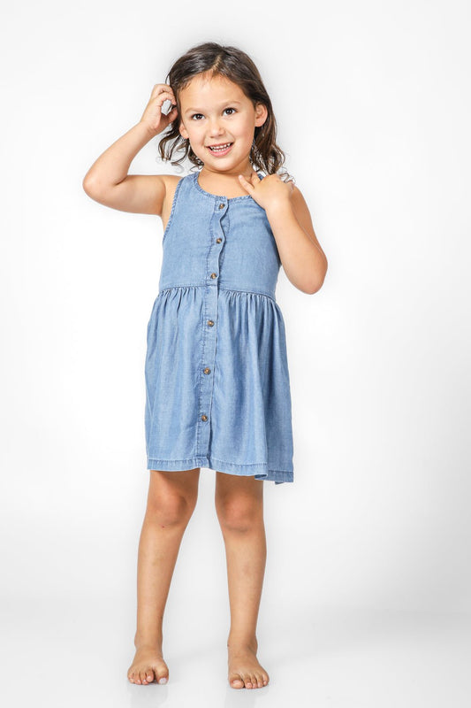 OKAIDI - שמלת ג'ינס לילדות - MASHBIR//365