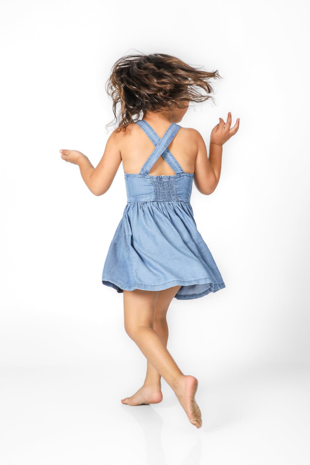 OKAIDI - שמלת ג'ינס לילדות - MASHBIR//365