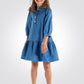 OKAIDI - שמלת ג'ינס כחולה לילדות - MASHBIR//365 - 1