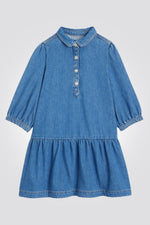 OKAIDI - שמלת ג'ינס כחולה לילדות - MASHBIR//365