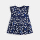 OBAIBI - שמלת הדפס עלים בצבע כחול לתינוקות - MASHBIR//365 - 3