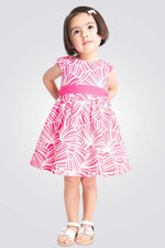 OBAIBI - שמלת הדפס לתינוקות בצבע ורוד - MASHBIR//365