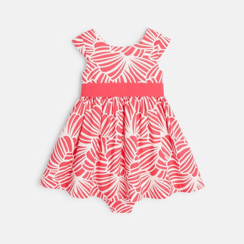 OBAIBI - שמלת הדפס לתינוקות בצבע ורוד - MASHBIR//365