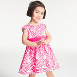 OBAIBI - שמלת הדפס לתינוקות בצבע ורוד - MASHBIR//365