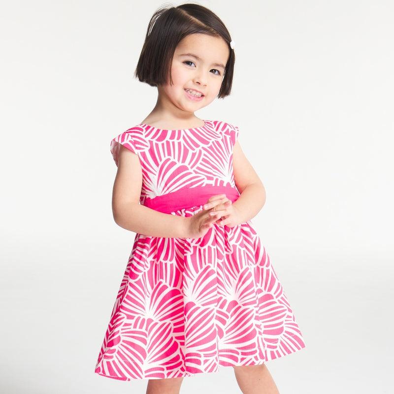 OBAIBI - שמלת הדפס לתינוקות בצבע ורוד - MASHBIR//365