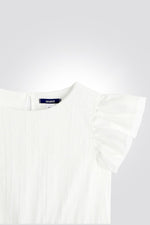 OKAIDI - שמלת ילדות חגיגית ארוכה בצבע לבן - MASHBIR//365