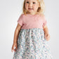 OBAIBI - שמלת עלים פרחונית בצבע ורוד לתינוקות - MASHBIR//365 - 1