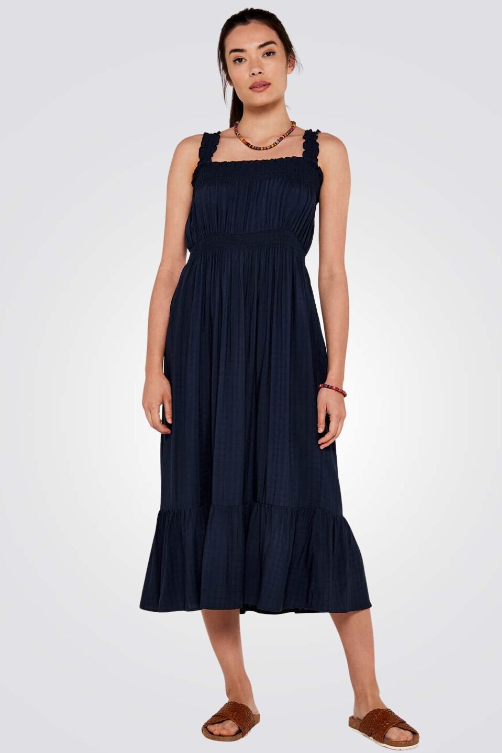 APRICOT - שמלת מידי בצבע נייבי - MASHBIR//365