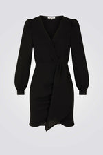 MORGAN - שמלת מידי בצבע שחור - MASHBIR//365