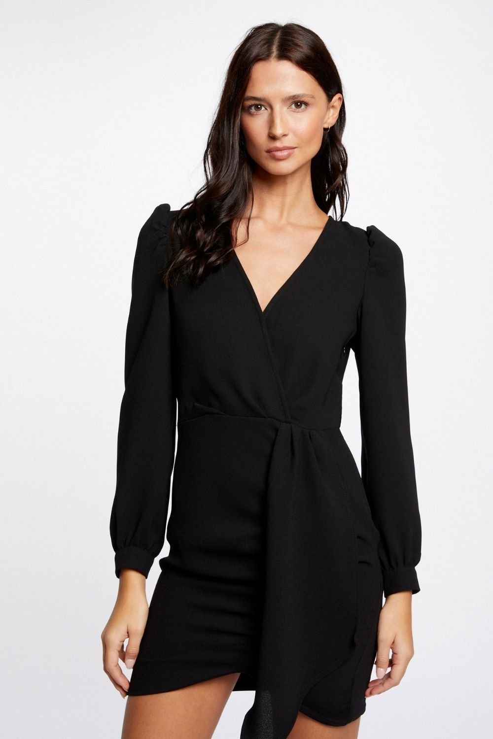 MORGAN - שמלת מידי בצבע שחור - MASHBIR//365